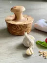 Olive Wood Mortar and Pestle