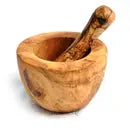Olive Wood Mortar and Pestle
