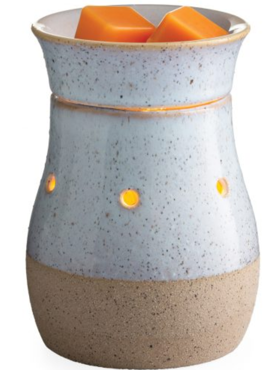 Wax Warmer: Rustic White Midsize