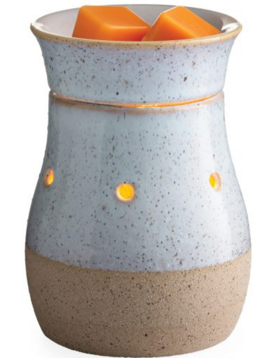 Wax Warmer: Rustic White Midsize